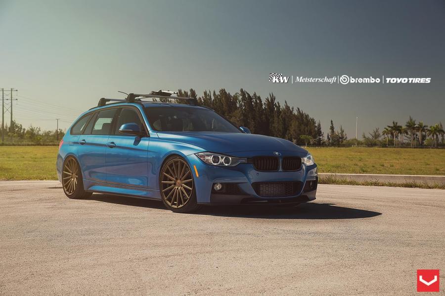  BMW 328i Touring on Vossen Wheels (VFS2) 2015 года  (фото 1 из 12)